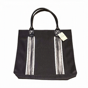 𝅺VIA Lactea Original Black Handbag Snap Top Purse Satchel NEW